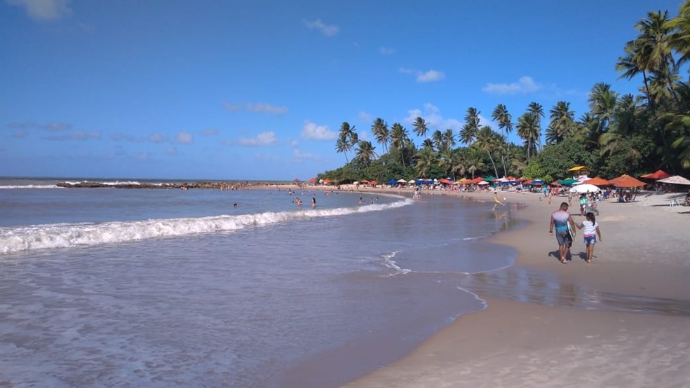 Praia de Coqueirinho, no Litoral Sul da Paraíba — Foto: Clara Rezende/G1