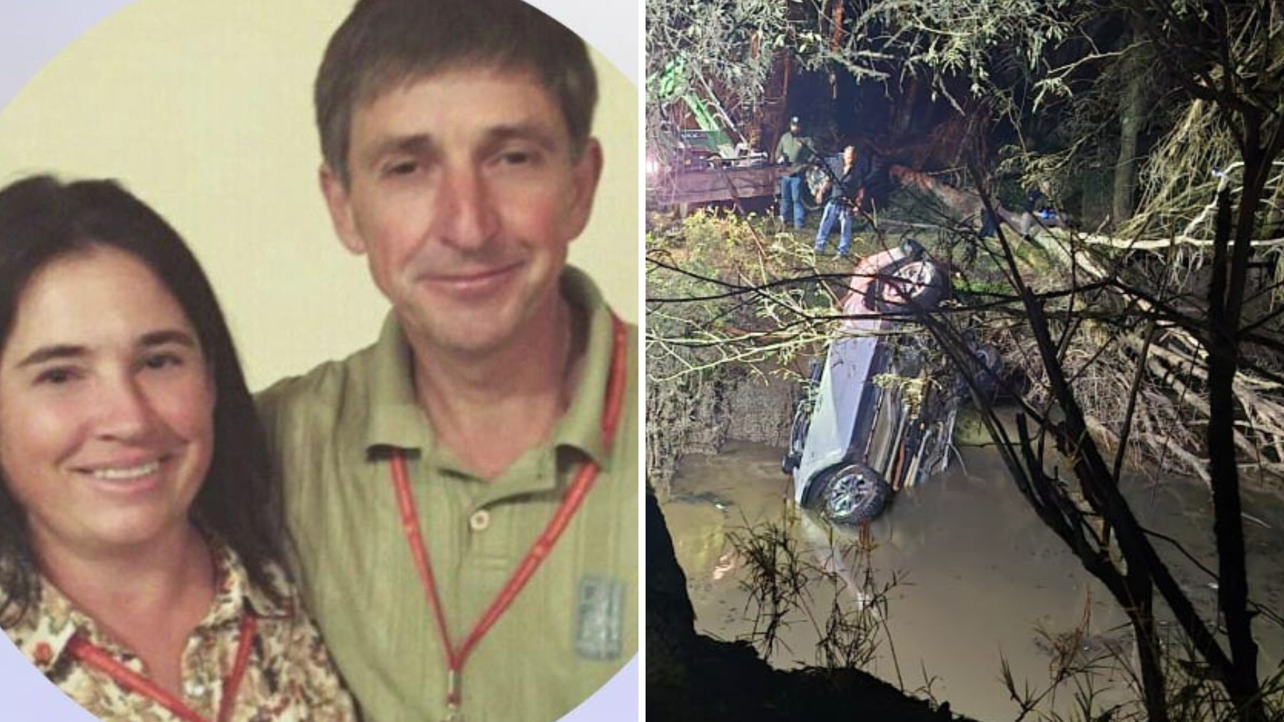 Polícia investiga circunstâncias da morte do casal que caiu de ponte com caminhonete e parou dentro de rio, no Paraná