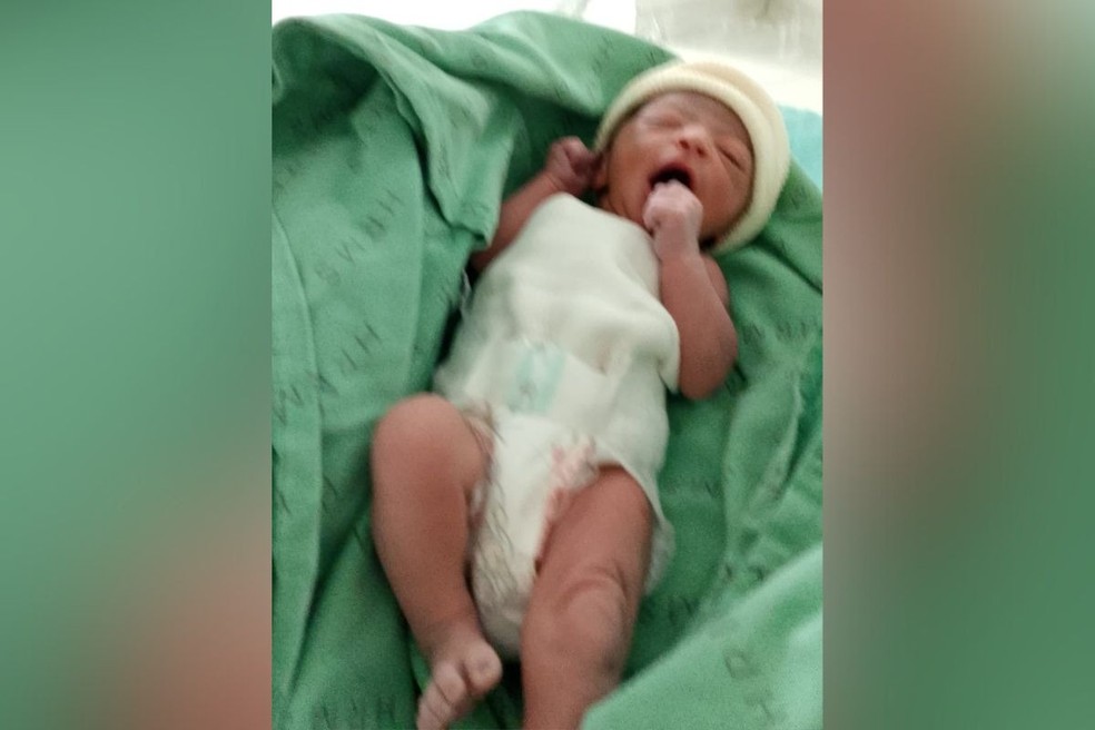 Rafaella está bem e nos braços da família. — Foto: Arquivo Pessoal