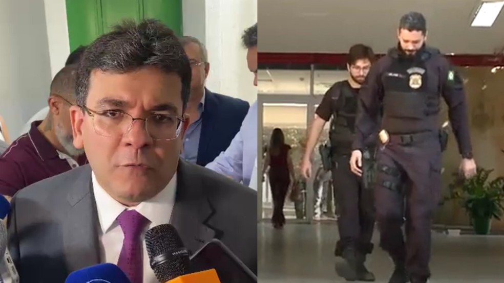Governador fala sobre operação da PF que investiga fraudes na Saúde do PI — Foto: Jonas Carvalho / TV Clube