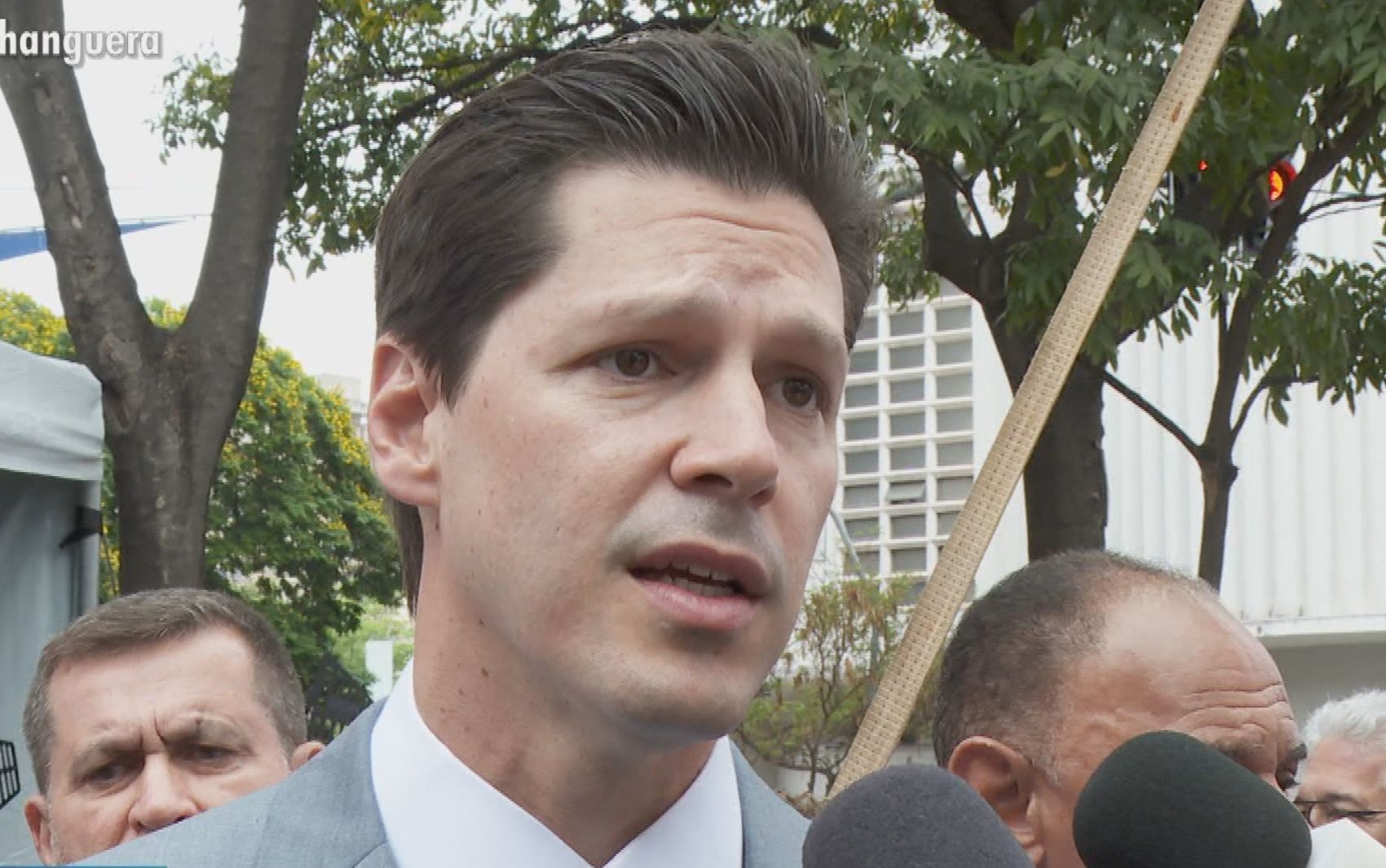 Daniel Vilela fala sobre propostas durante participação do desfile de 7 de Setembro, em Goiânia