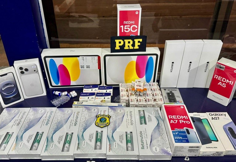 Mais de 100 canetas emagrecedoras são apreendidas na BR-364 em MT