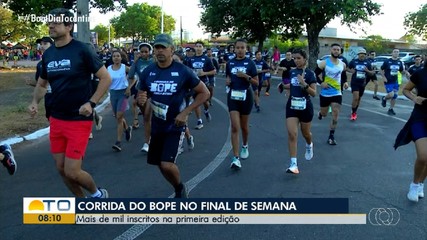 1ª Corrida do Bope reúne mais de mil participantes em Palmas