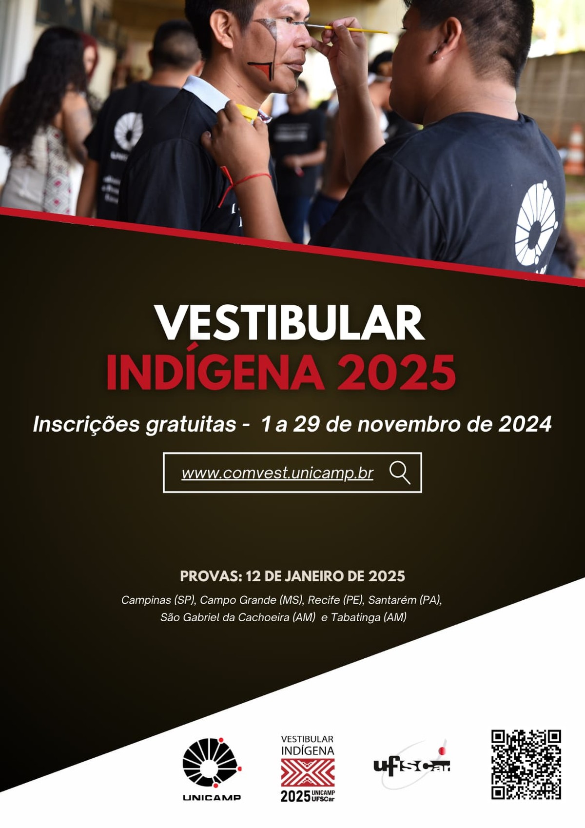 Unicamp e UFSCar abrem inscrições para o vestibular indígena 2025 em ...