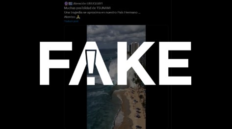 É #FAKE vídeo que mostra ondas gigantes no Uruguai em post com alerta de tsunami