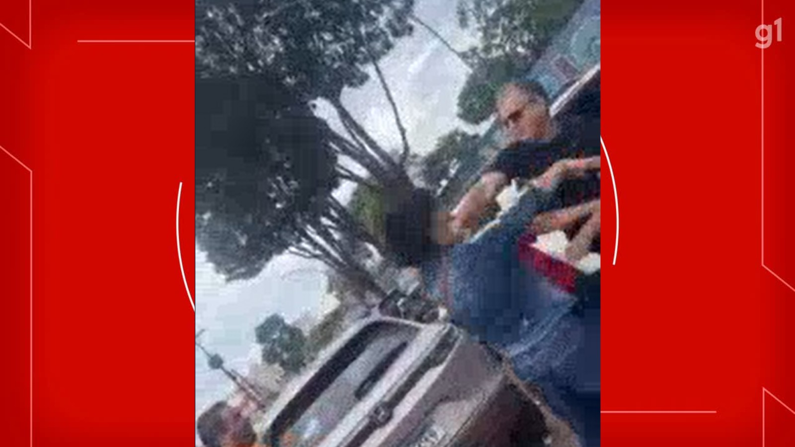 VÍDEO: homem dá soco em mulher após acidente em frente a local de votação no DF
