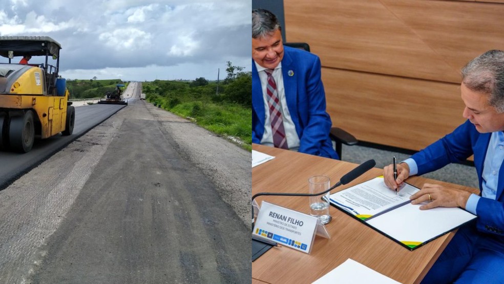 Duplicação da BR-316 no Piauí: ordem de serviço de R$ 159 milhões é assinada; trecho tem 22 quilômetros — Foto: Reprodução