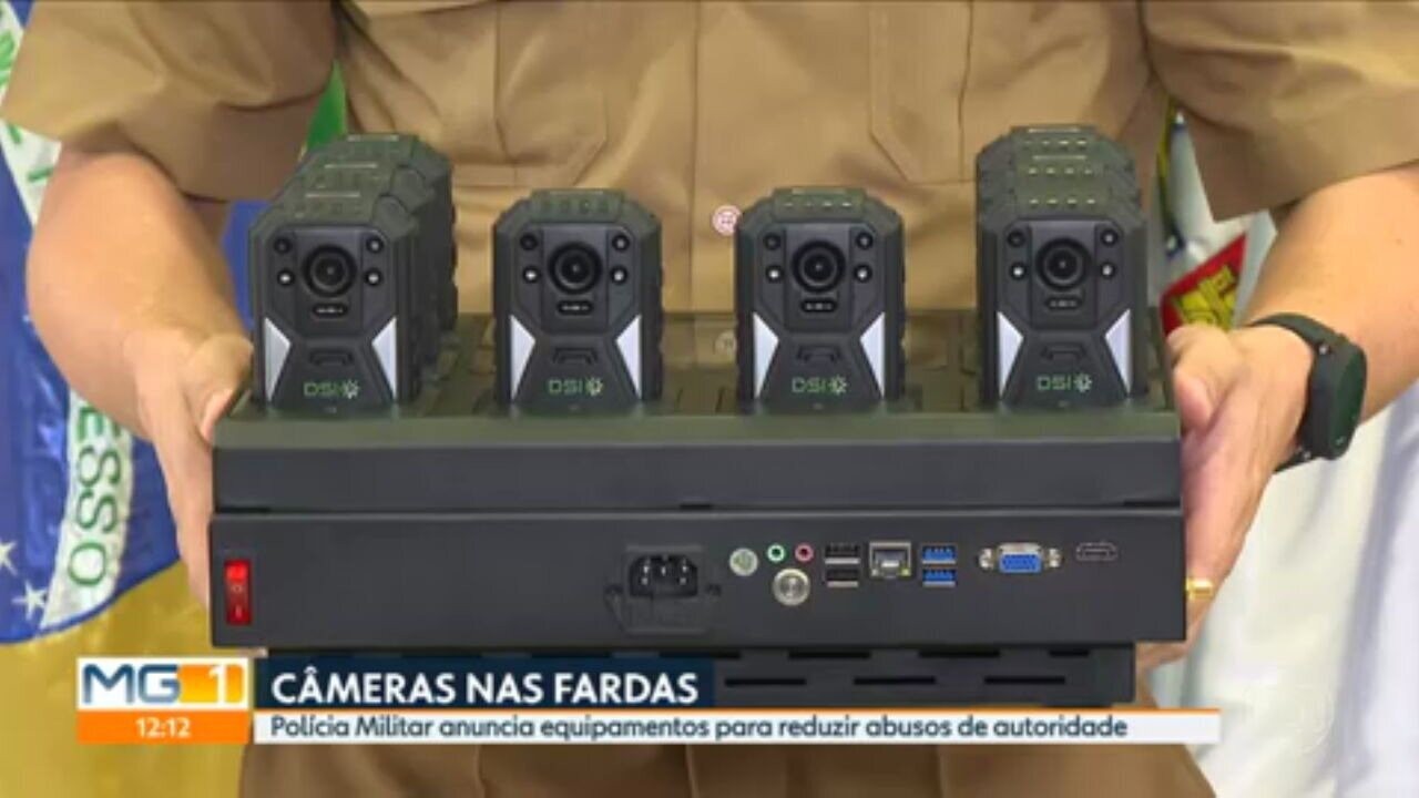Mais uma vez, governo de MG diz que instalação de câmeras na farda da ...