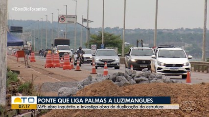 MPTO abre inquérito sobre obras da ponte entre Palmas e Luzimangues