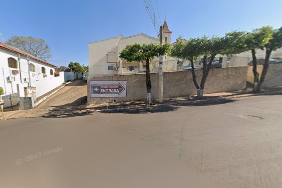 Santa Casa de Presidente Bernardes (SP) — Foto: Reprodução/Google Maps