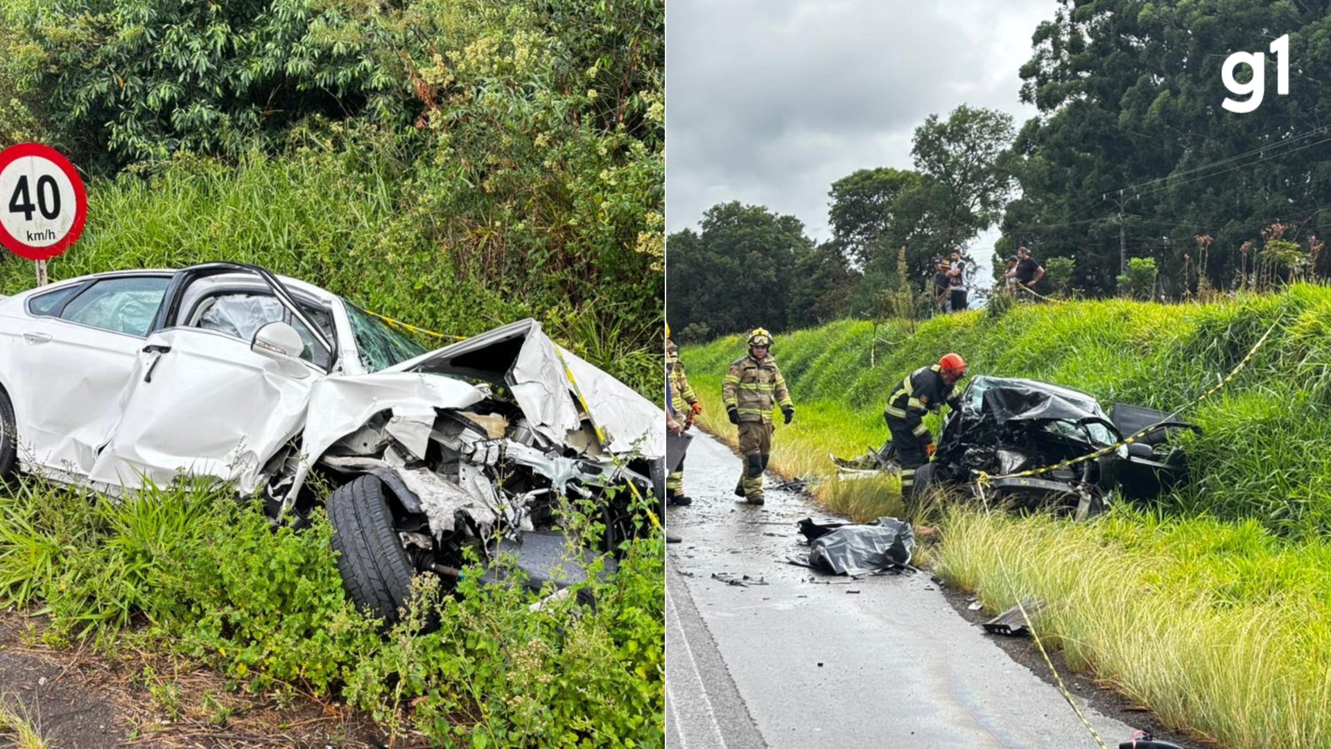 Colisão deixa uma mulher morta e três pessoas feridas em Passo Fundo, na RS‑153