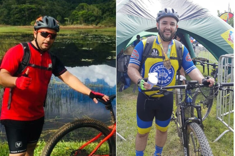 Jacemir Barbosa Bueno de Almeida compartilha sobre ciclismo nas redes sociais — Foto: Reprodução/Redes sociais