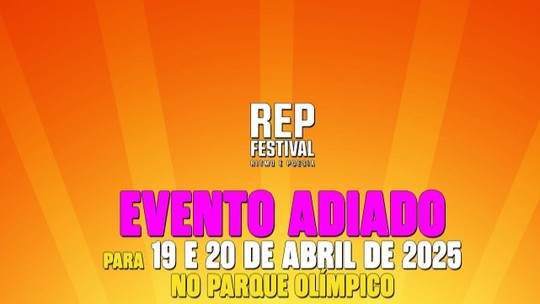 REP Festival adia evento para 2025 por falta de patrocínio