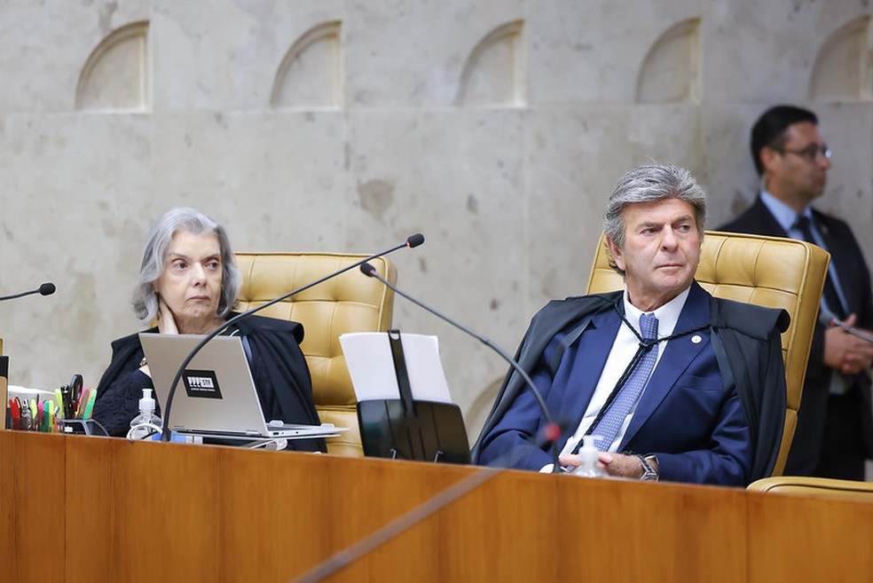 O julgamento voltará com os votos dos ministros Luiz Fux e Cármen Lúcia. — Foto: Antonio Augusto/SCO/STF
