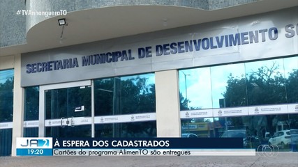 Cartões do programa AlimenTO começam a ser entregues; confira