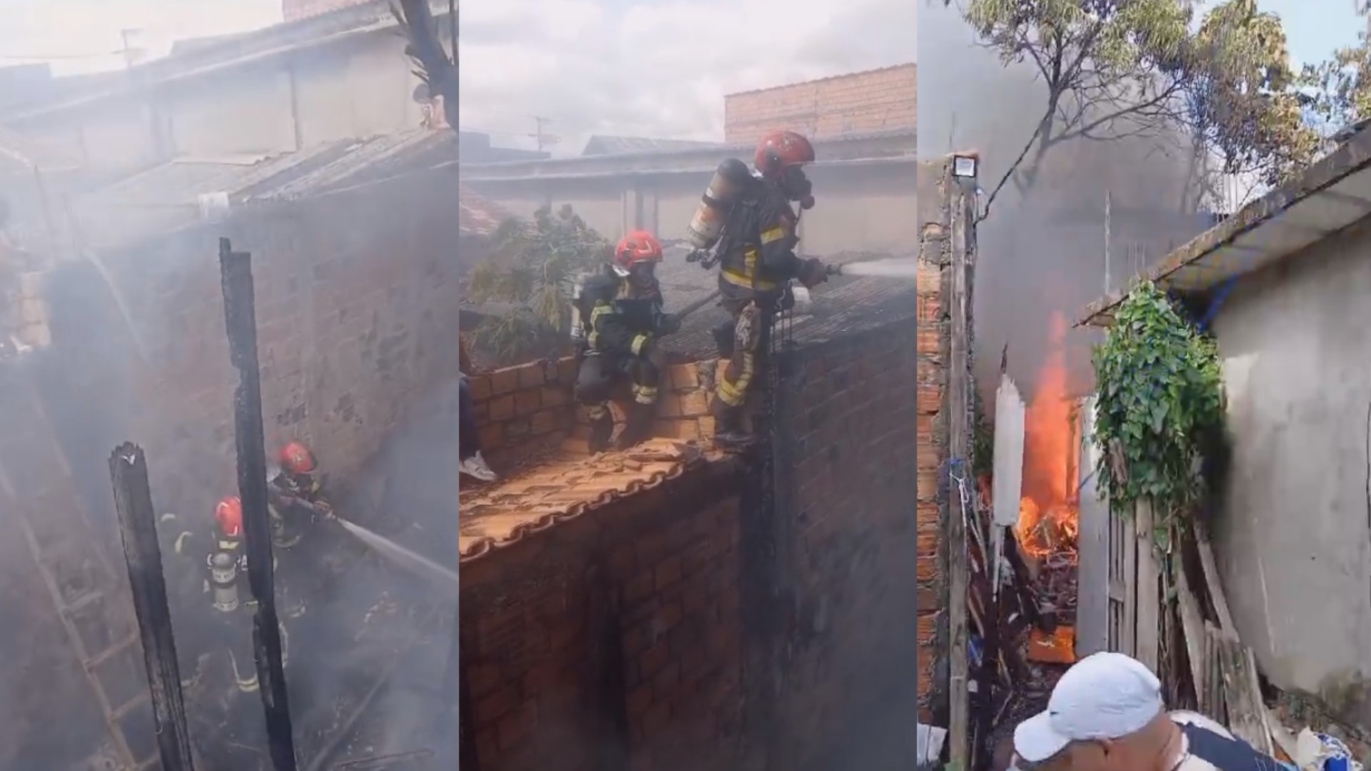 Incêndio atinge vila de casas no Barreiro, em Belém; VÍDEO