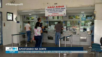 Mega-Sena deve pagar R$ 105 milhões nesta sexta-feira (1º)