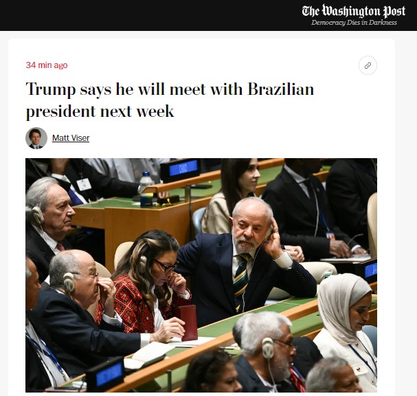 'Tom suave', 'palavras calorosas': elogios de Trump a Lula são destaque na imprensa internacional; VEJA