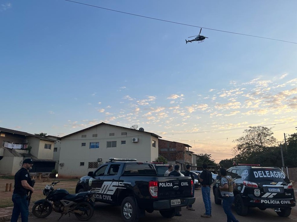 Grupo criminoso de MS é alvo de operação após suspeita de matarem três homens em menos de um mês — Foto: Polícia Civil/Divulgação