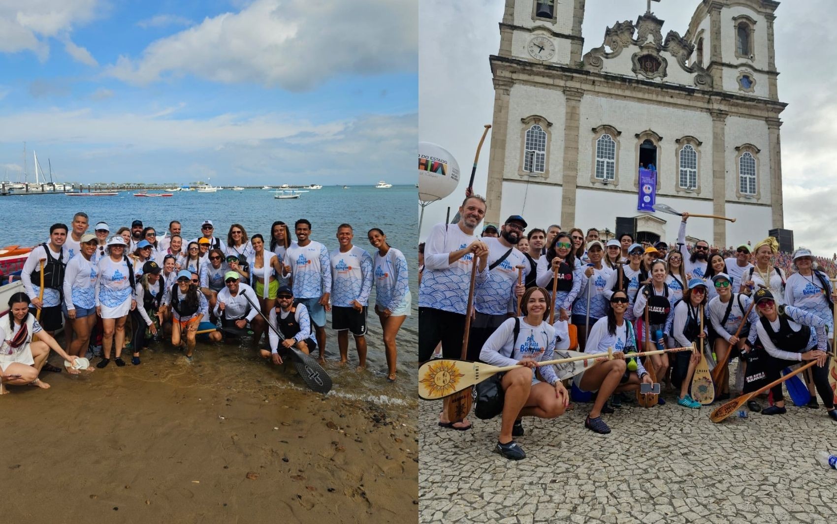 Quem tem fé também vai correndo e remando: religiosidade se alia ao esporte na Lavagem do Bonfim
