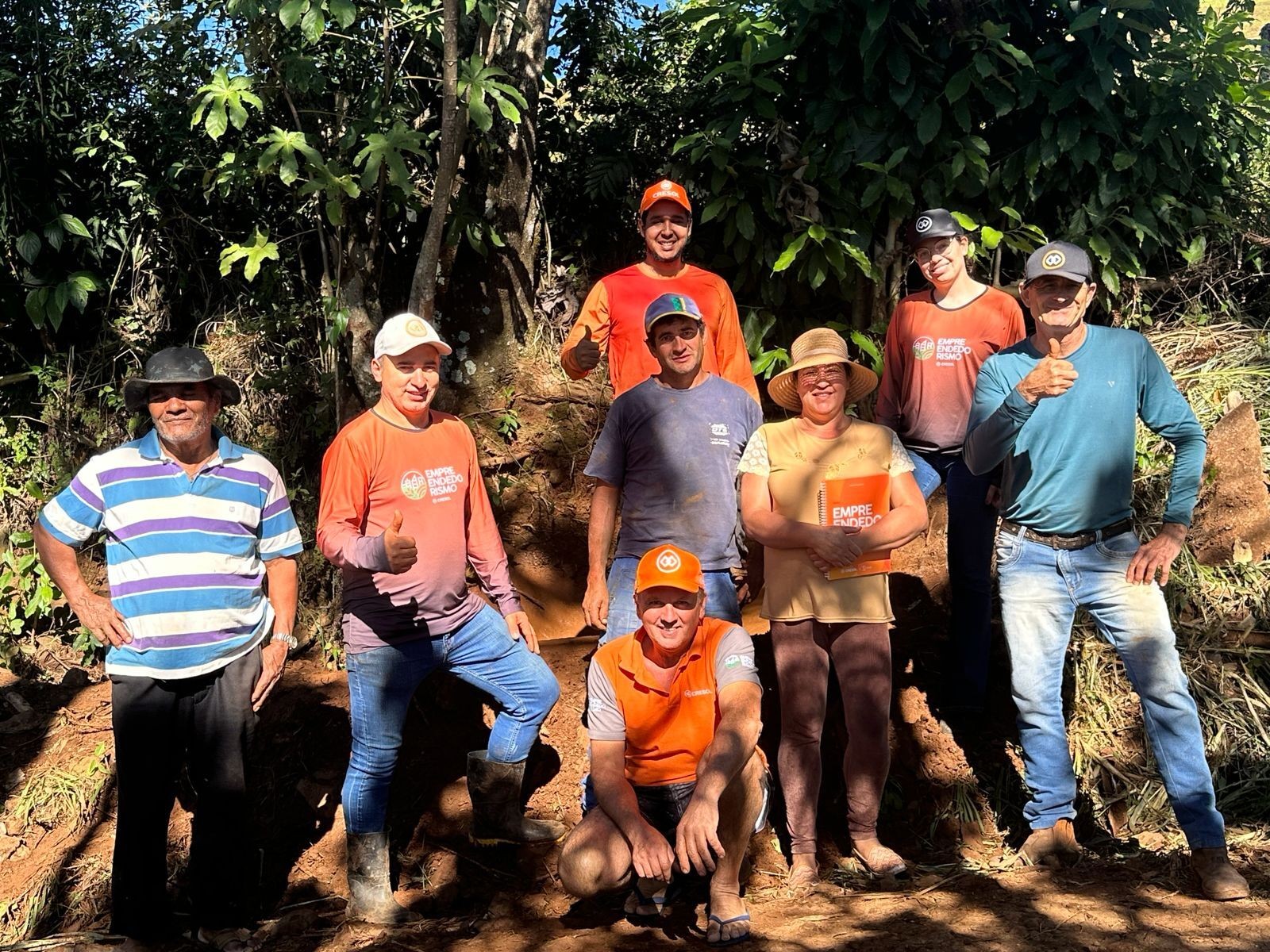 Cresol auxilia na proteção de nascente em propriedade de cooperados no Paraná