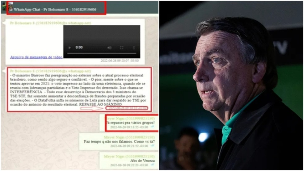PF intima Bolsonaro a depor em caso de empresários que discutiram golpe de  Estado em mensagens de WhatsApp, Blog da Julia Duailibi