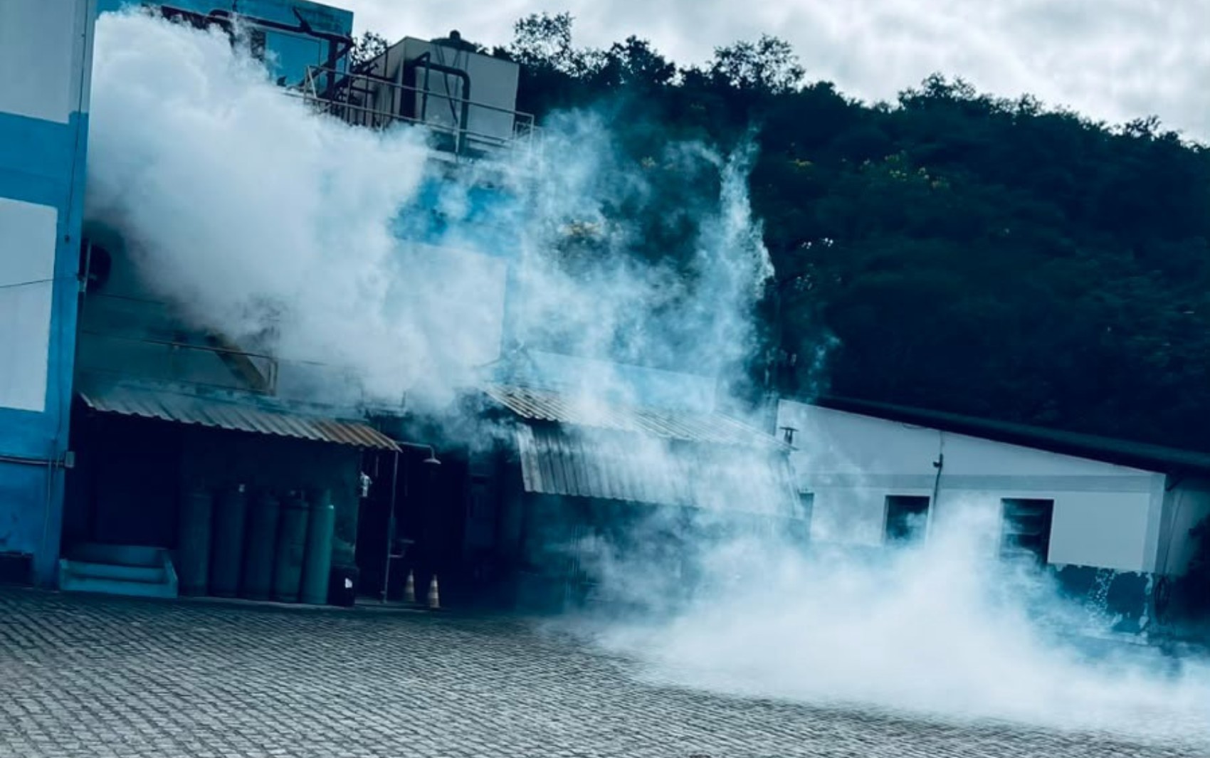 Vazamento de amônia na Bahia