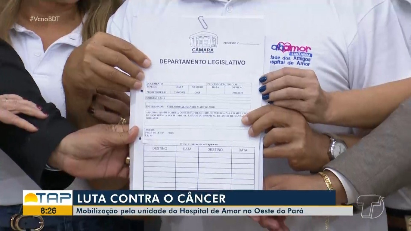 Sociedade civil articula na Câmara de Santarém a implantação de unidade do Hospital de Amor