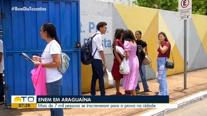 Enem 2024: cerca de 7 mil estudantes se inscreveram para o exame em Araguaína