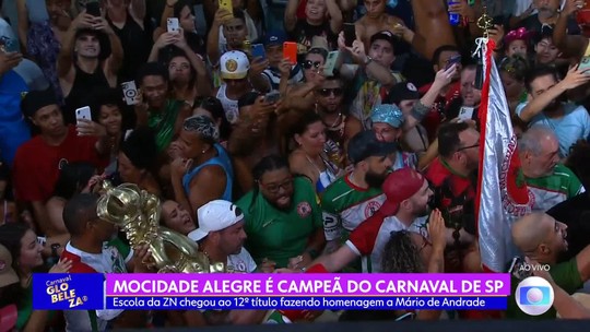 Mocidade Alegre é bicampeã do carnaval de SP  - Programa: SP2 
