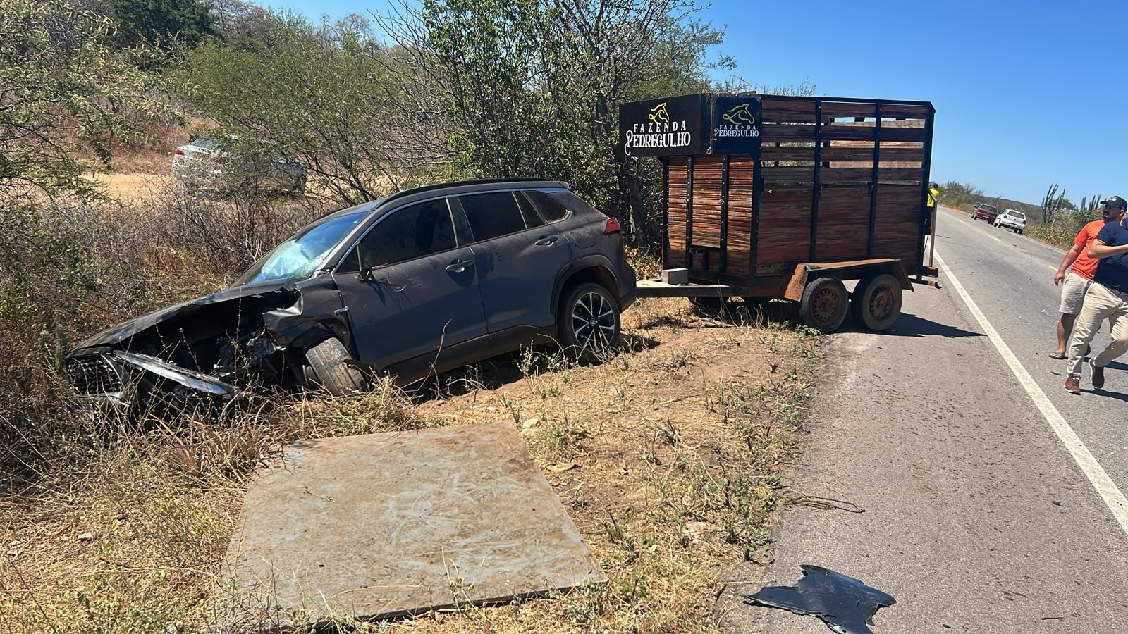 Agricultor de 65 anos morre em colisão entre moto e carro na BR-407, em Afrânio