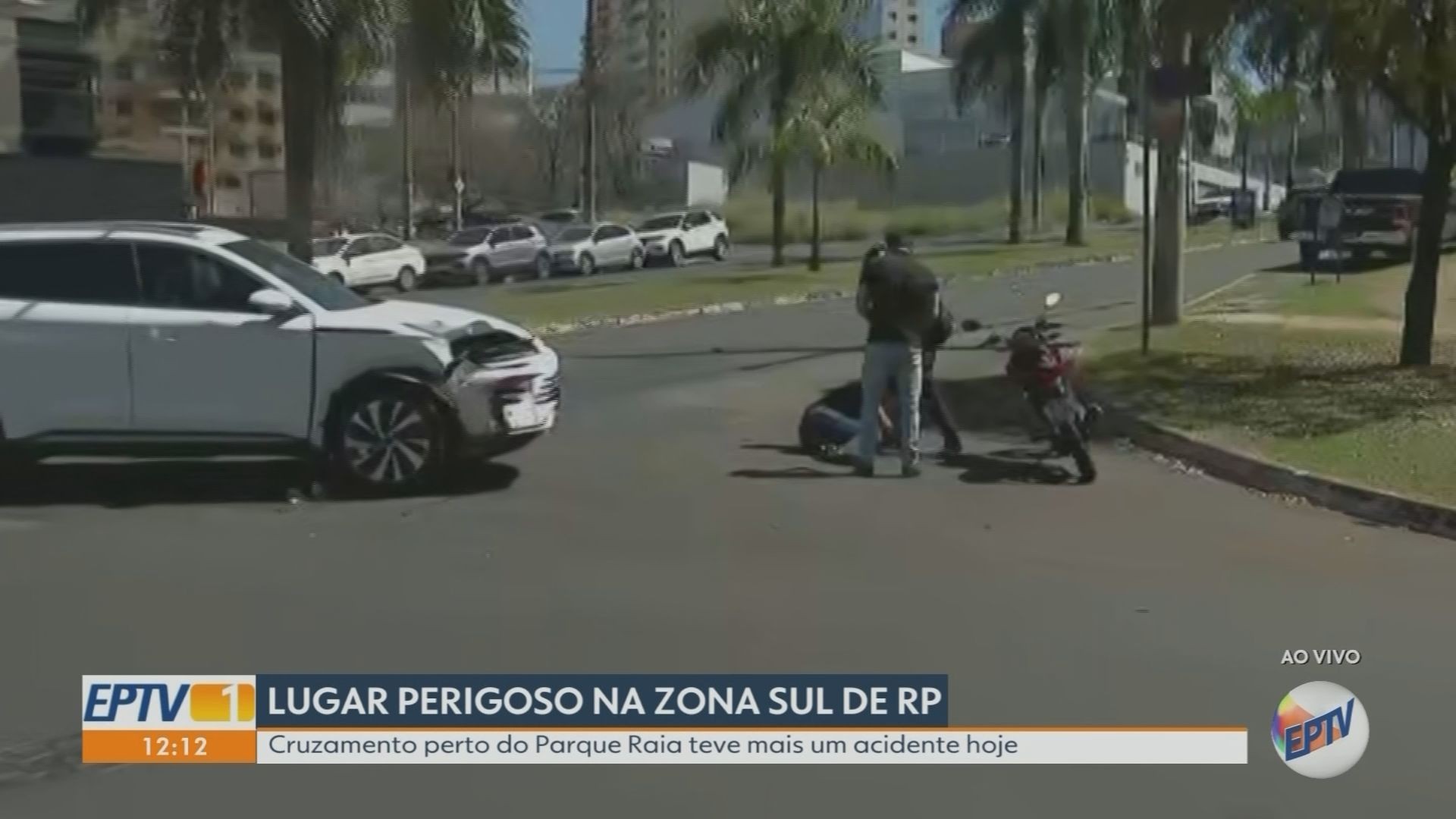 Equipe da EPTV flagra batida ao vivo em cruzamento sem semáforo na Zona Sul de Ribeirão Preto, SP; VÍDEO