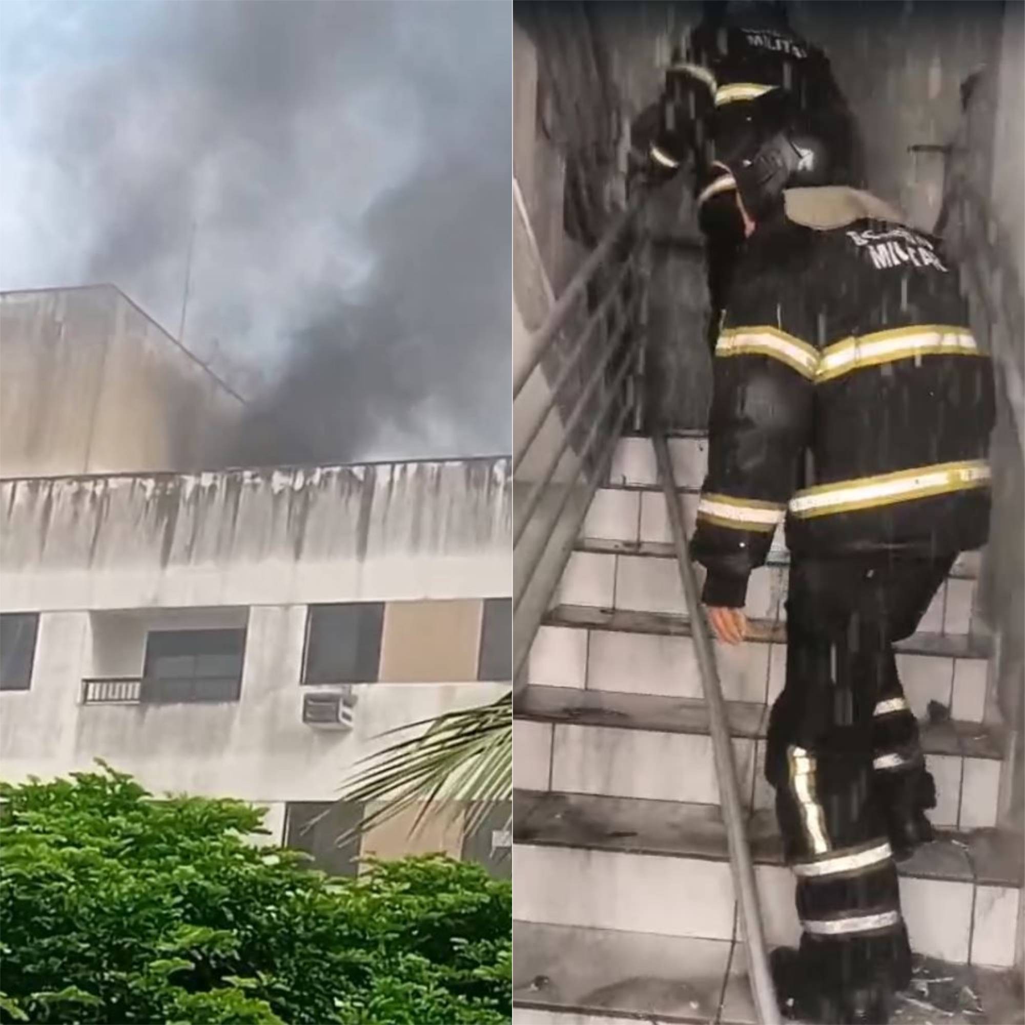 Incêndio atinge condomínio na Grande Natal