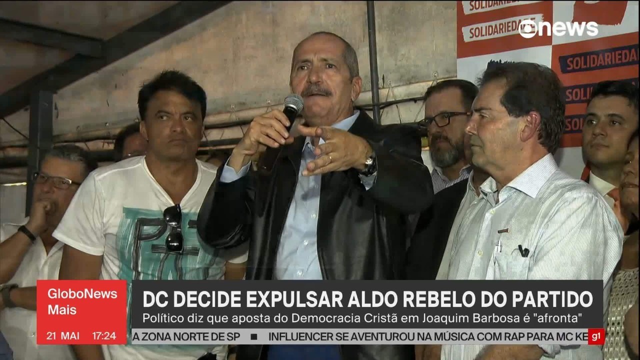 Justiça suspende expulsão de Aldo Rebelo do DC e determina q