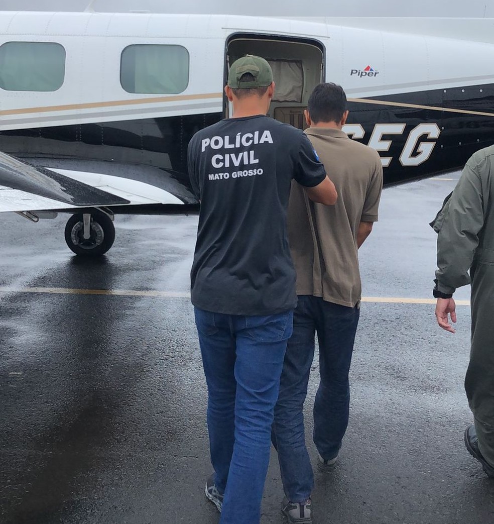 Suspeito estava preso em Minas Gerais — Foto: Reprodução