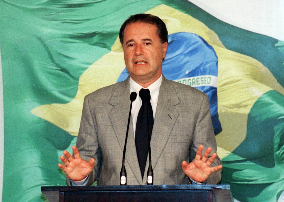 Srgio Amaral em imagem de novembro de 1997 — Foto: Ed Ferreira/Estado Contedo/Arquivo