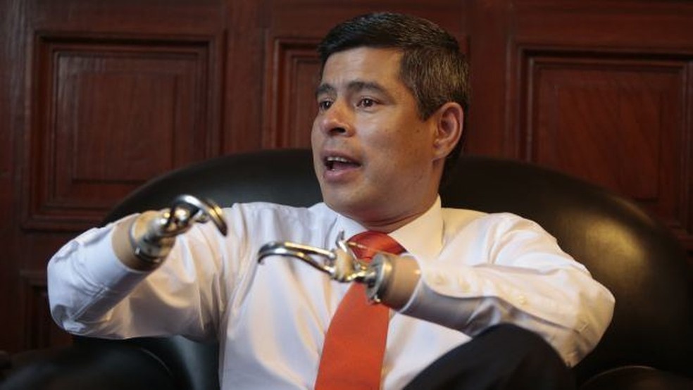 Luis Galarreta, companheiro de chapa de Keiko Fujimori nas eleições no Peru. — Foto: Reprodução/Redes Sociais