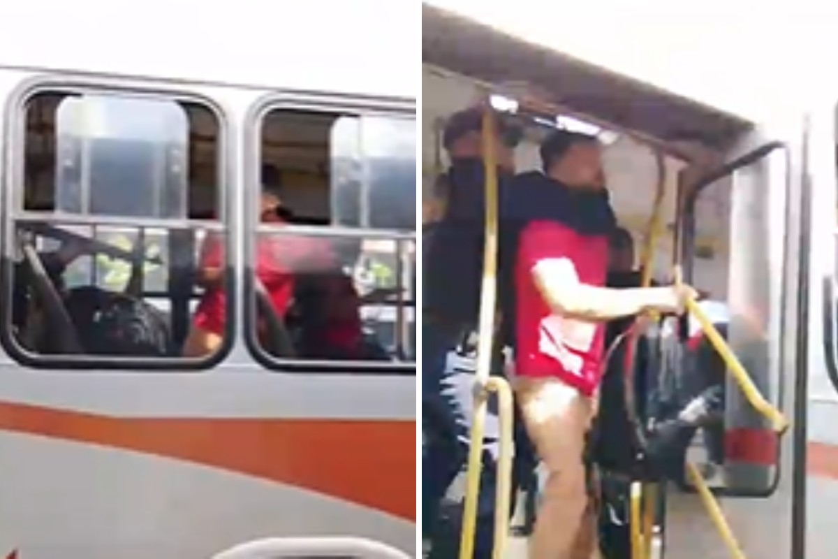 VÍDEO: Fiscalização de ambulantes termina com disparo dentro de ônibus em Campo Grande