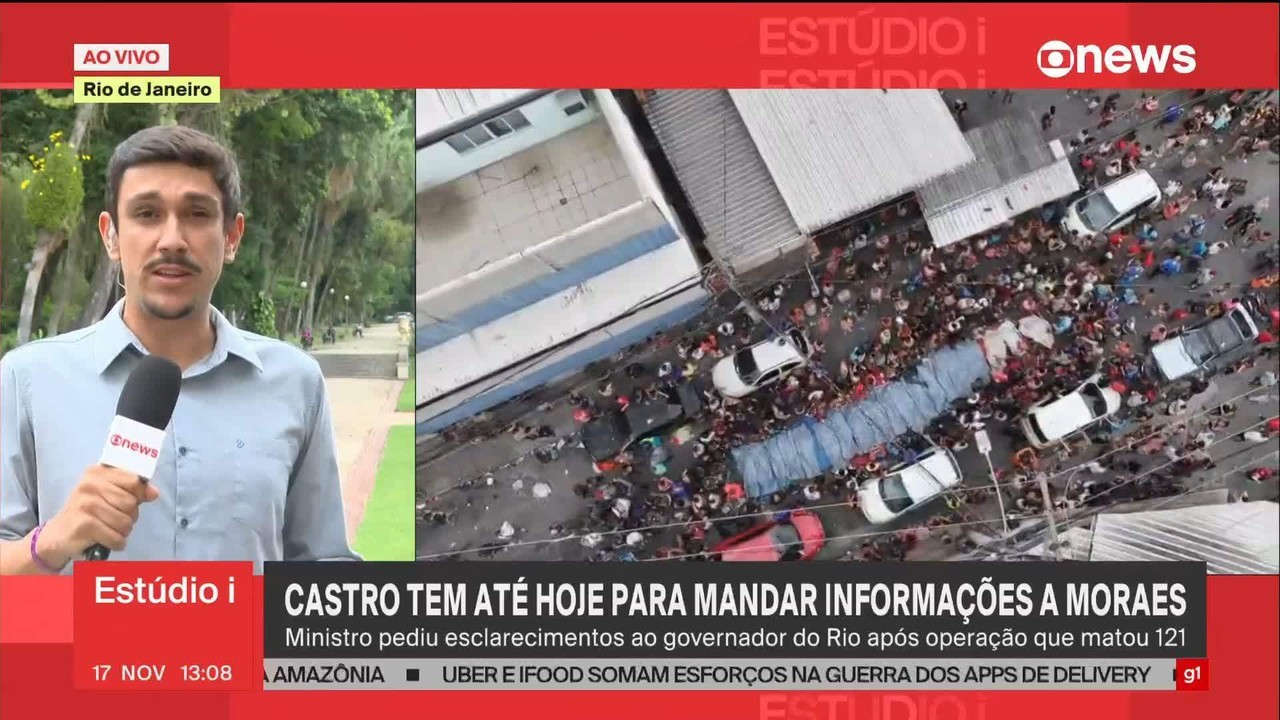 Castro afirma que enviou '100%' das informações complementares da megaoperação a pedido de Moraes