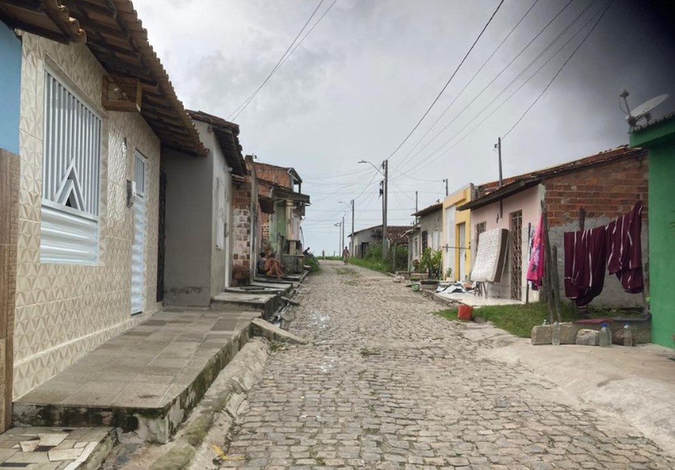 Rua que Genivaldo morava com a família em Umbaúba — Foto: Joelma Gonçalves/g1