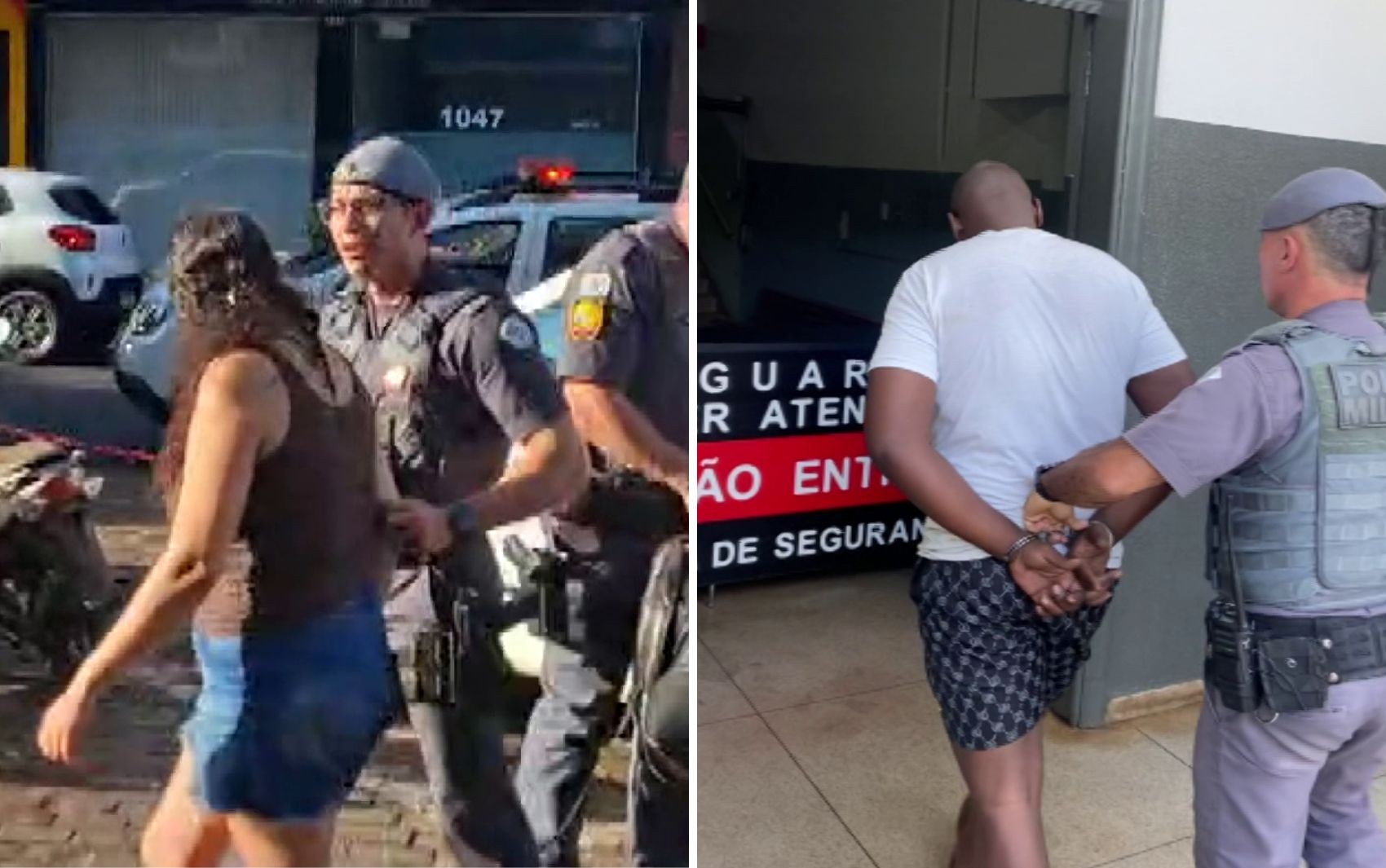 Casal é preso em Ribeirão Preto suspeito de roubar moto de funcionária em estacionamento de supermercado