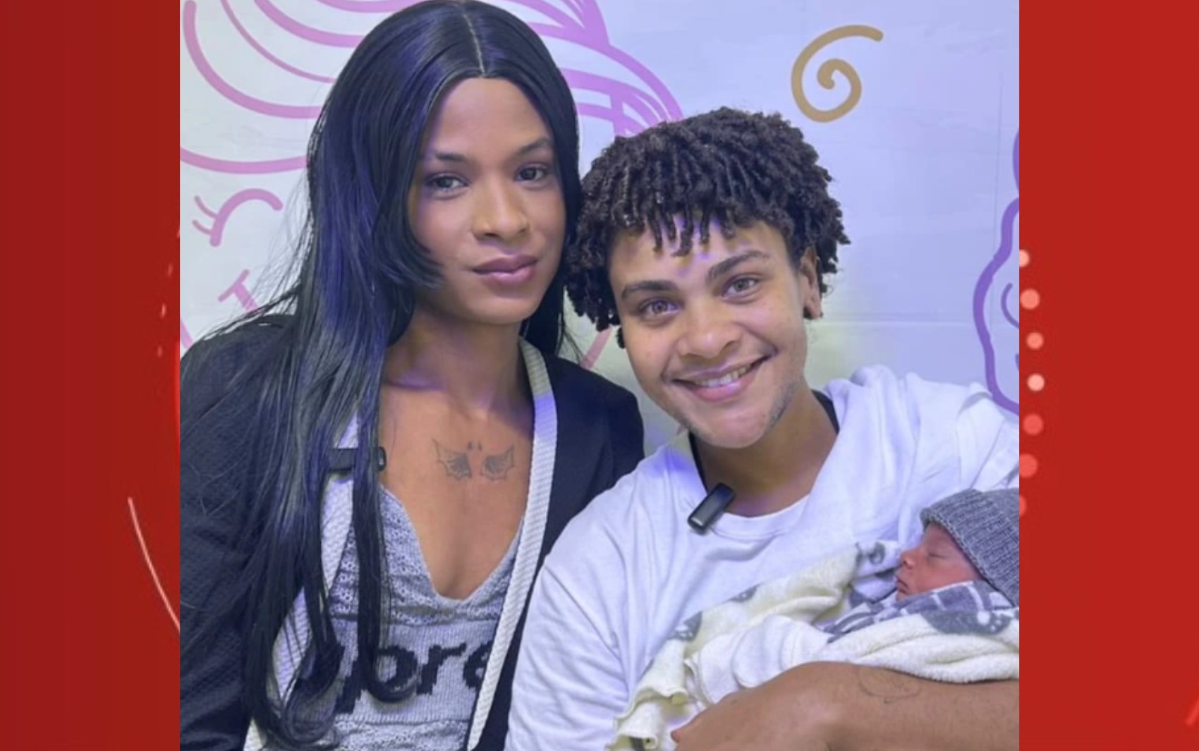 Casal trans vence preconceitos e celebra nascimento de filho biológico na Bahia