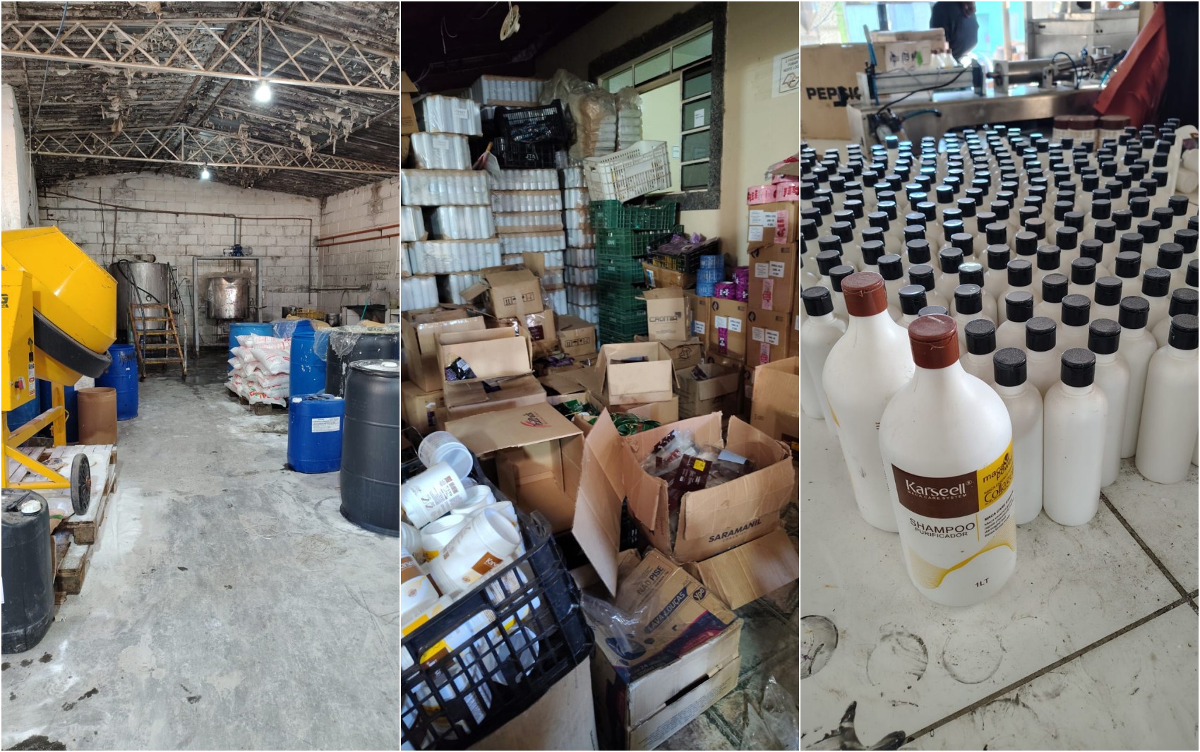 Fábrica clandestina de cosméticos é interditada pela Vigilância Sanitária em Estiva, MG