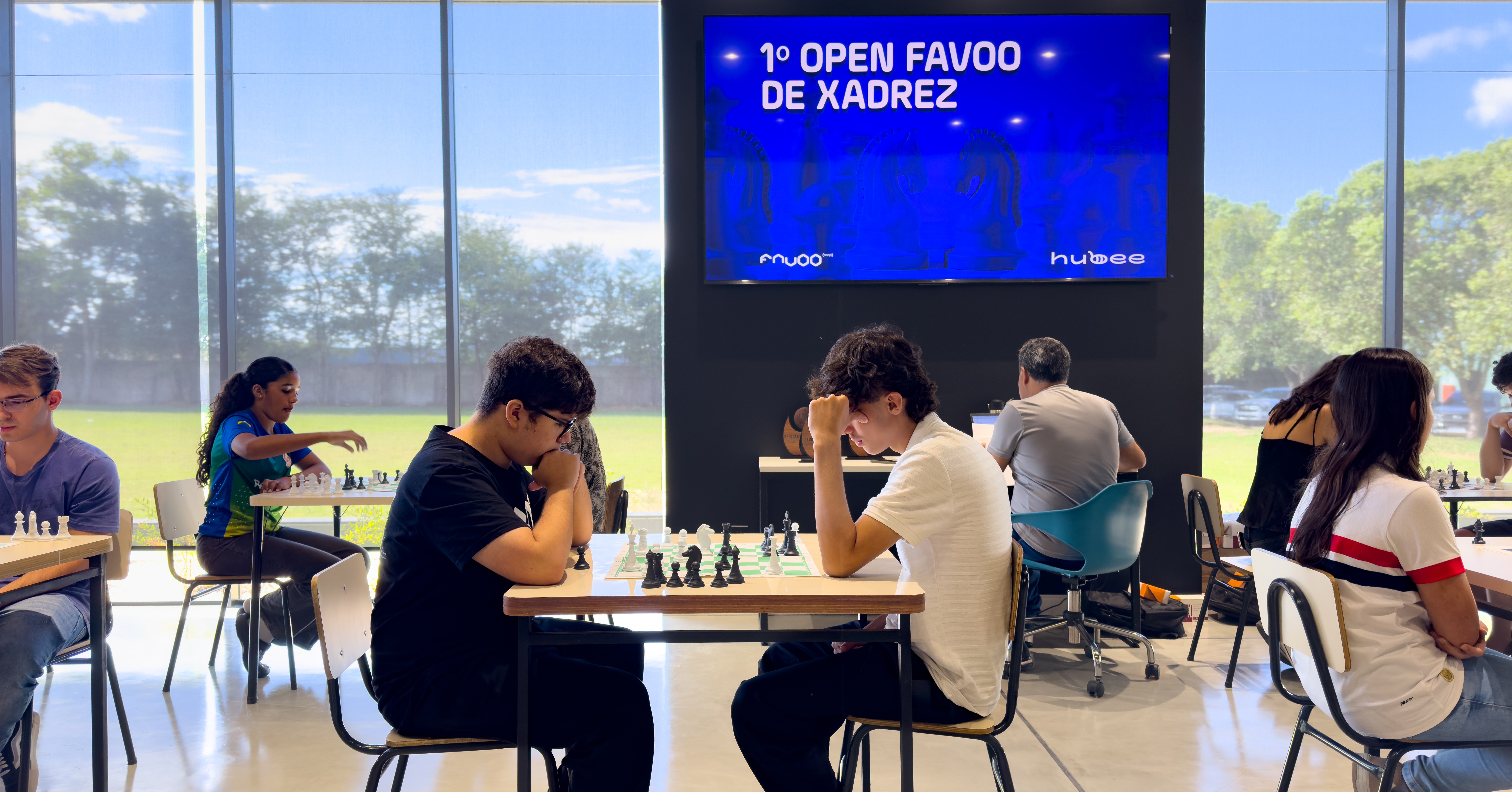 1º Open Favoo de Xadrez reúne estudantes e comunidade no Hub