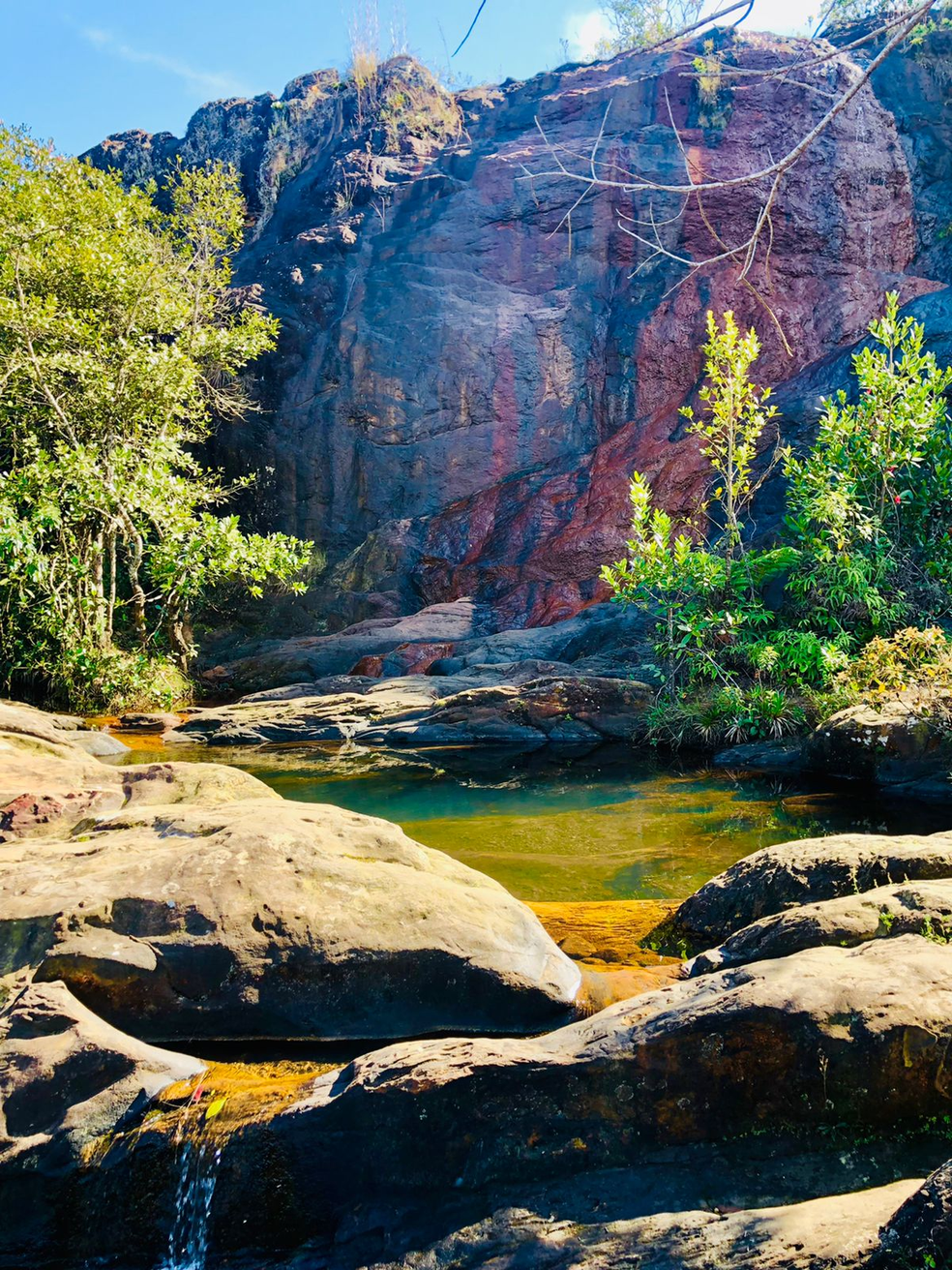 Cachoeira bom despacho, em Santa Cruz de Minas — Foto: Prefeitura/Divulgação