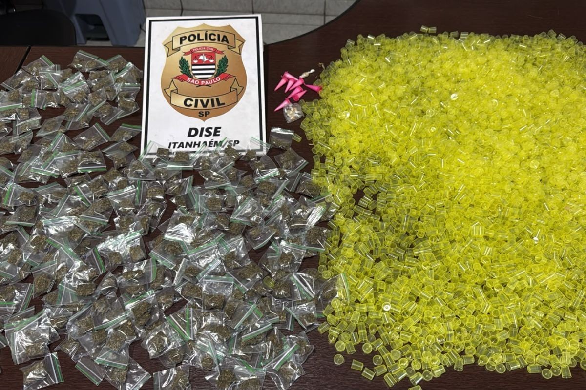 Suspeito por homicídios e 'tribunal do crime' é preso com drogas no litoral de SP