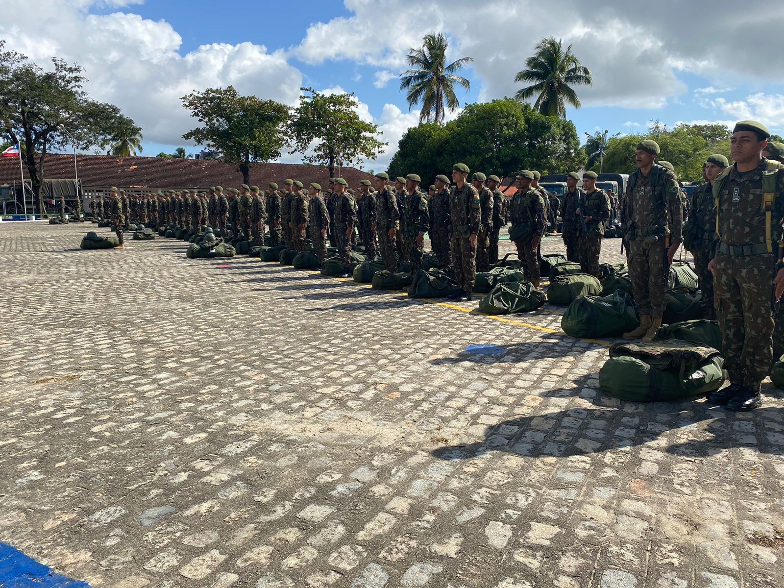 Mais de 500 militares do Exército reforçam a segurança no interior de AL durante votação do 1° turno