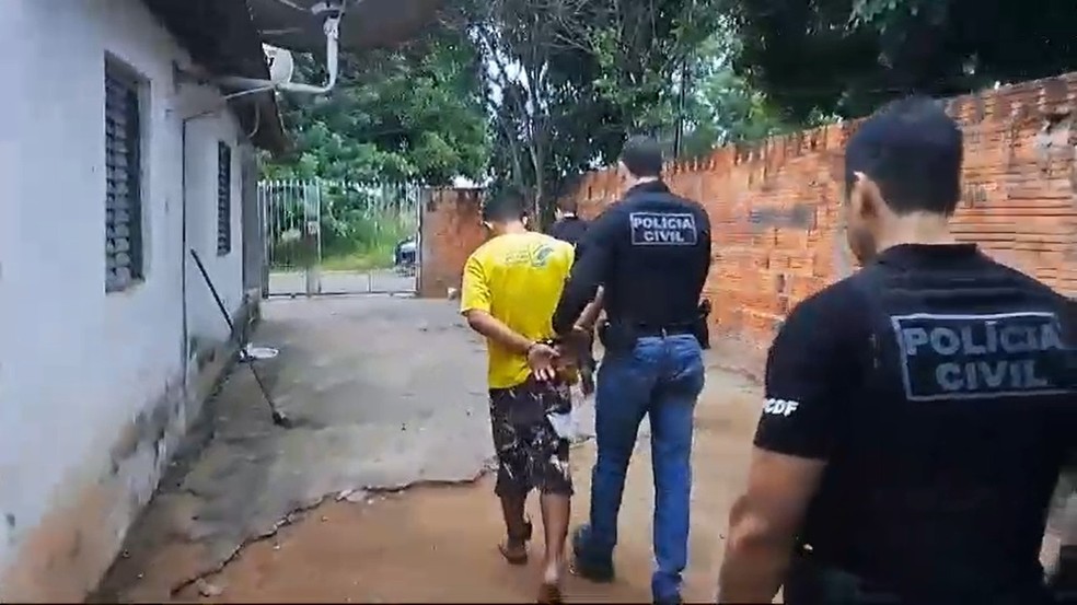 Operação investiga suspeito de chefiar uma facção criminosa em Cuiabá — Foto: Polícia Civil