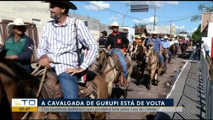 Veja como foi a tradicional cavalgada de Gurupi