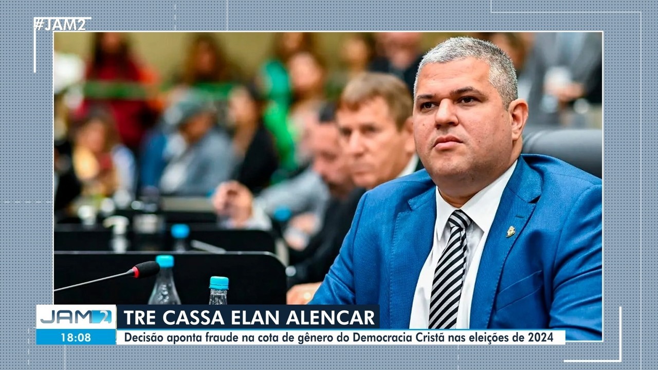 Justiça Eleitoral no AM anula voto e cassa vereador do Democracia Cristã por suspeita de fraude à cota de gênero